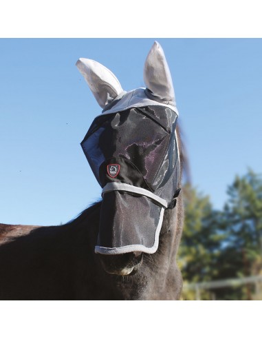 Máscara moscas con solapa nasal... Máscara moscas con solapa nasal...