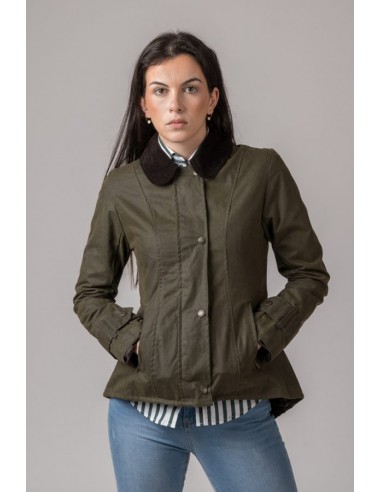 Chaqueta encerada amble verde Chaqueta encerada amble verde
