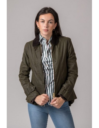 Chaqueta encerada amble verde Chaqueta encerada amble verde