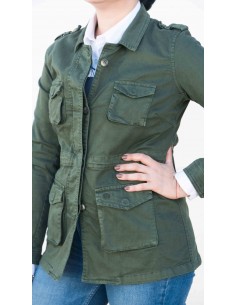 Sahariana mujer verde