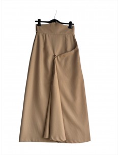 Falda amazona camel lisa 2