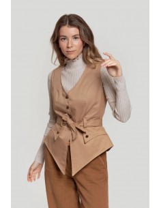 Chaleco Romeria Camel