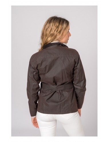 Chaqueta encerada 4 bolsillos marrón Chaqueta encerada 4 bolsillos marrón